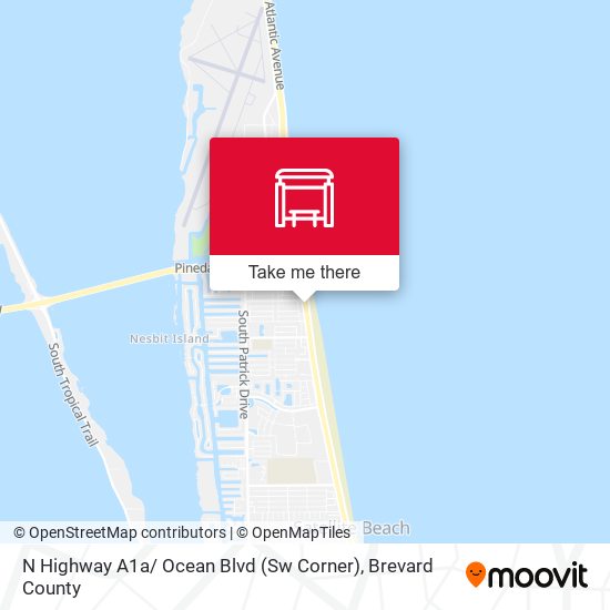 N Highway A1a/ Ocean Blvd (Sw Corner) map