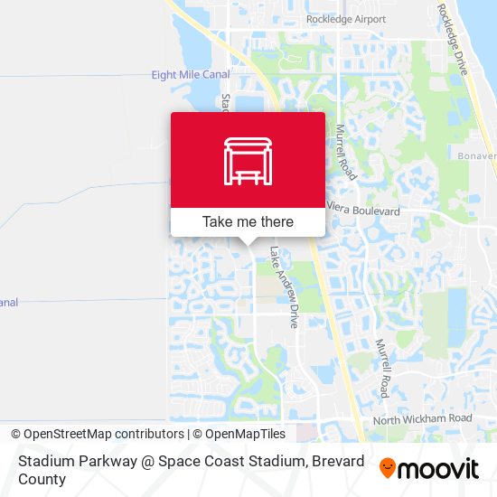 Stadium Parkway @ Space Coast Stadium map