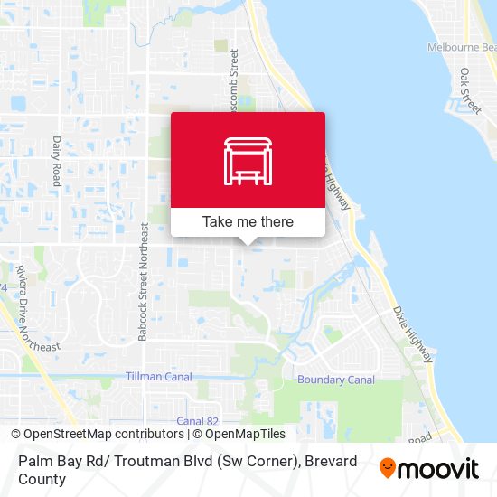 Palm Bay Rd/ Troutman Blvd (Sw Corner) map