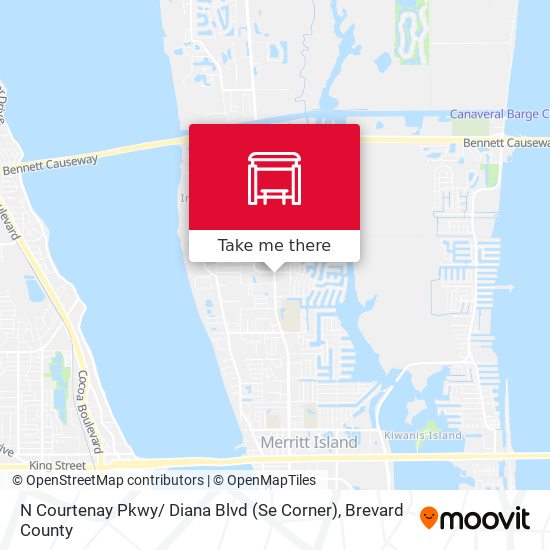 N Courtenay Pkwy/ Diana Blvd (Se Corner) map