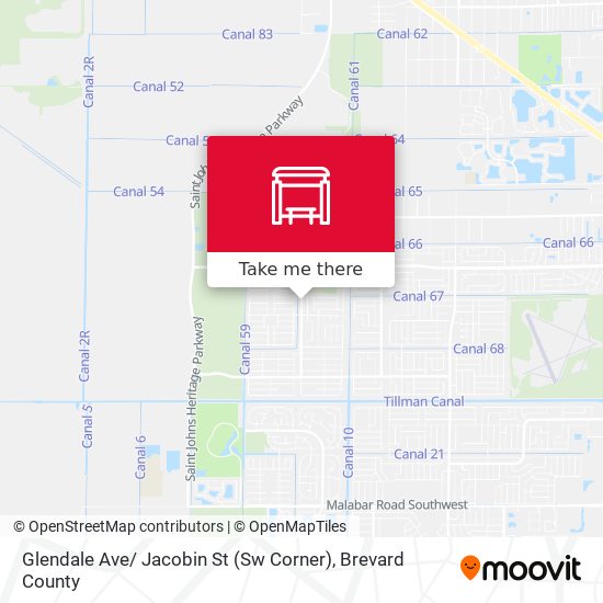 Mapa de Glendale Ave/ Jacobin St (Sw Corner)