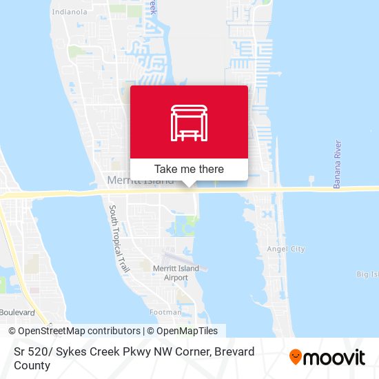 Sr 520/ Sykes Creek Pkwy NW Corner map