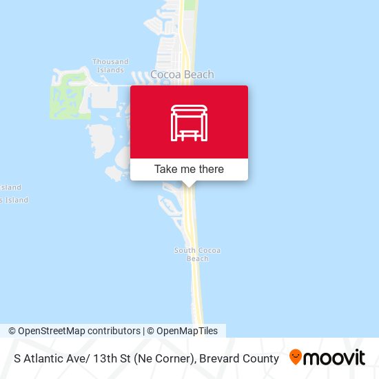 S Atlantic Ave/ 13th St (Ne Corner) map