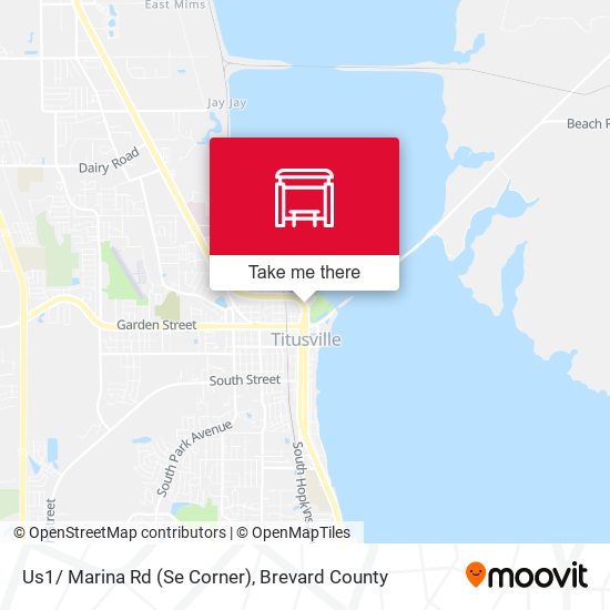 Us1/ Marina Rd (Se Corner) map