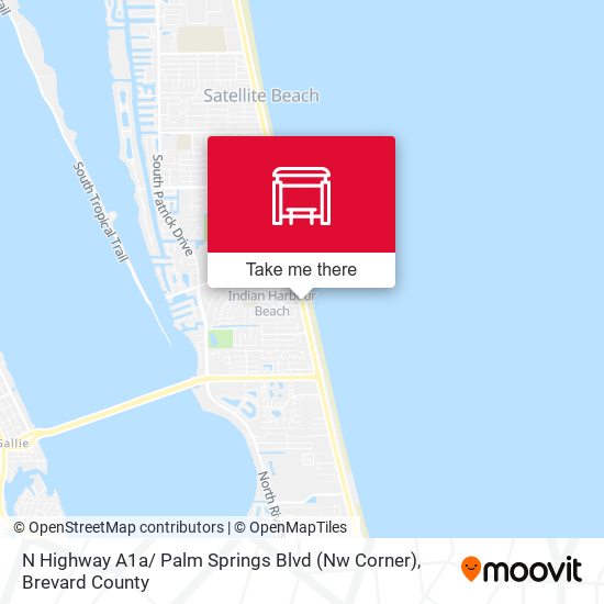 N Highway A1a/ Palm Springs Blvd (Nw Corner) map