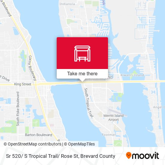 Sr 520/ S Tropical Trail/ Rose St map