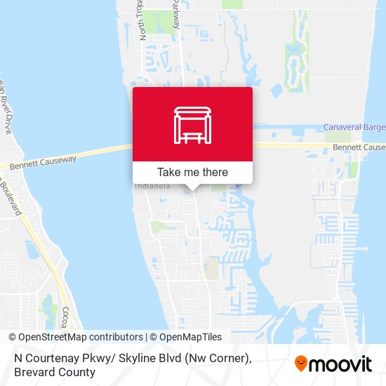 N Courtenay Pkwy/ Skyline Blvd (Nw Corner) map