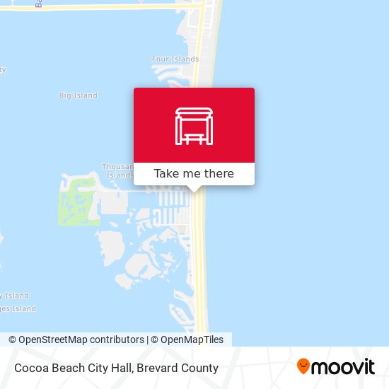Cocoa Beach City Hall map