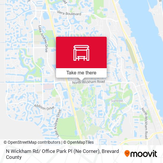 N Wickham Rd/ Office Park Pl (Ne Corner) map