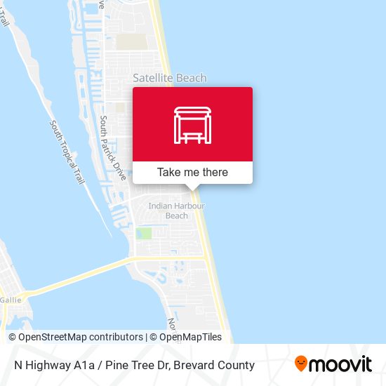 N Highway A1a / Pine Tree Dr map