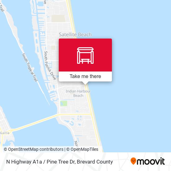 Mapa de N Highway A1a / Pine Tree Dr