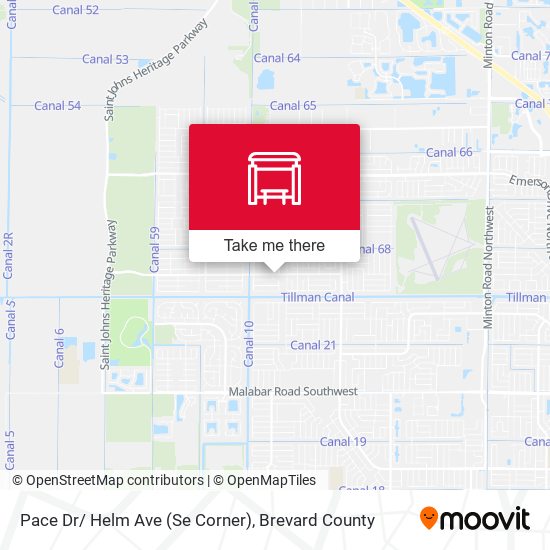 Pace Dr/ Helm Ave (Se Corner) map