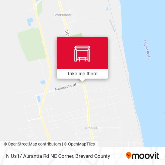 N Us1/ Aurantia Rd NE Corner map