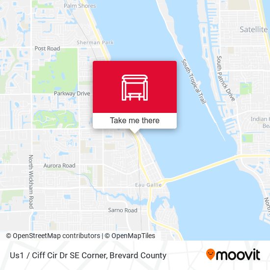 Us1 / Ciff Cir Dr SE Corner map