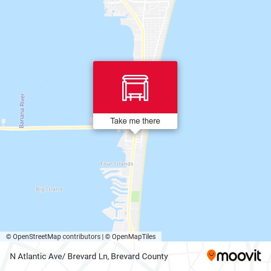 N Atlantic Ave/ Brevard Ln map