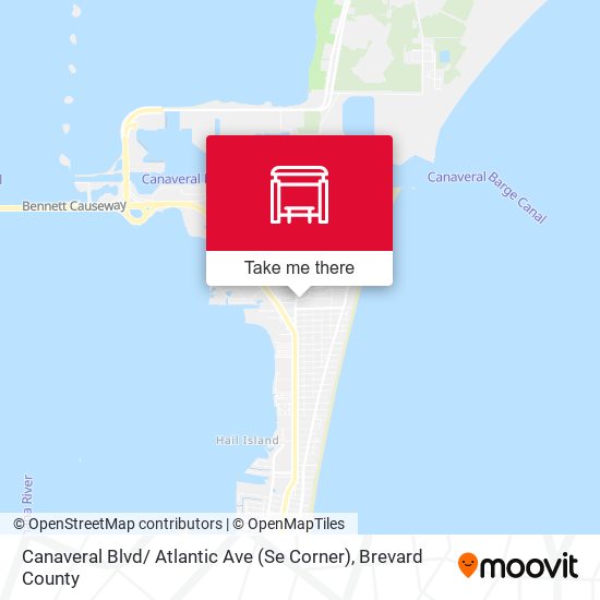 Canaveral Blvd/ Atlantic Ave (Se Corner) map