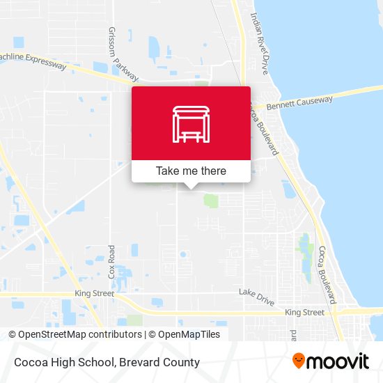 Cocoa High School map