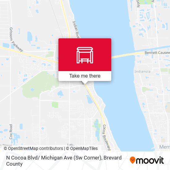 N Cocoa Blvd/ Michigan Ave (Sw Corner) map