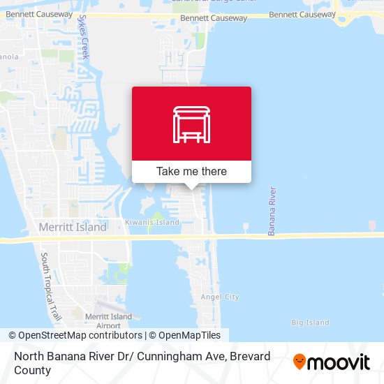 Mapa de North Banana River Dr/ Cunningham Ave