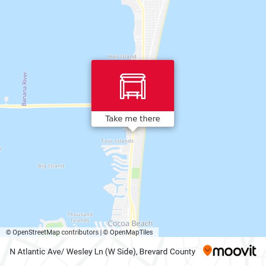 N Atlantic Ave/ Wesley Ln (W Side) map