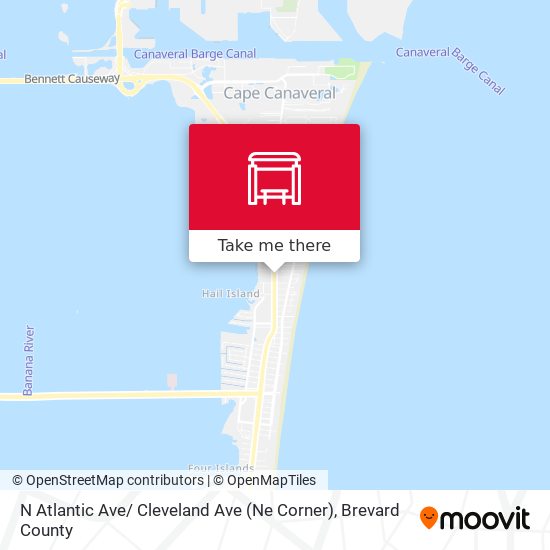 N Atlantic Ave/ Cleveland Ave (Ne Corner) map
