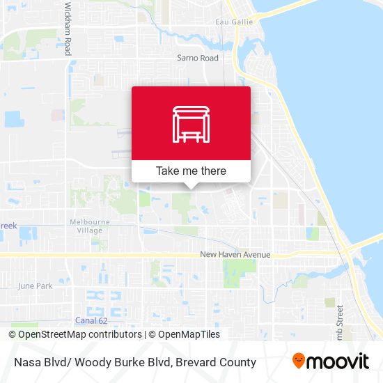 Nasa Blvd/ Woody Burke Blvd map