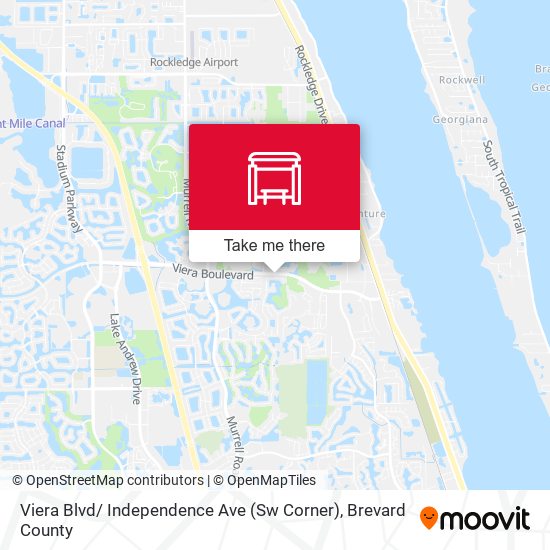 Viera Blvd/ Independence Ave (Sw Corner) map