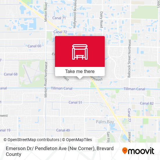 Emerson Dr/ Pendleton Ave (Nw Corner) map