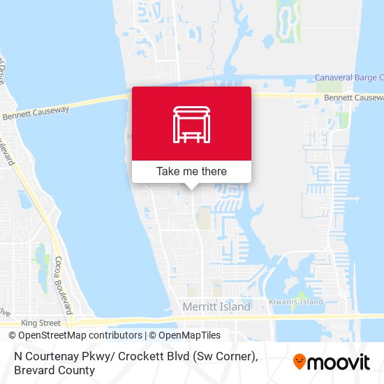 N Courtenay Pkwy/ Crockett Blvd (Sw Corner) map