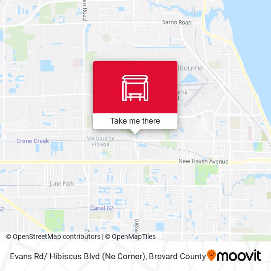Evans Rd/ Hibiscus Blvd (Ne Corner) map