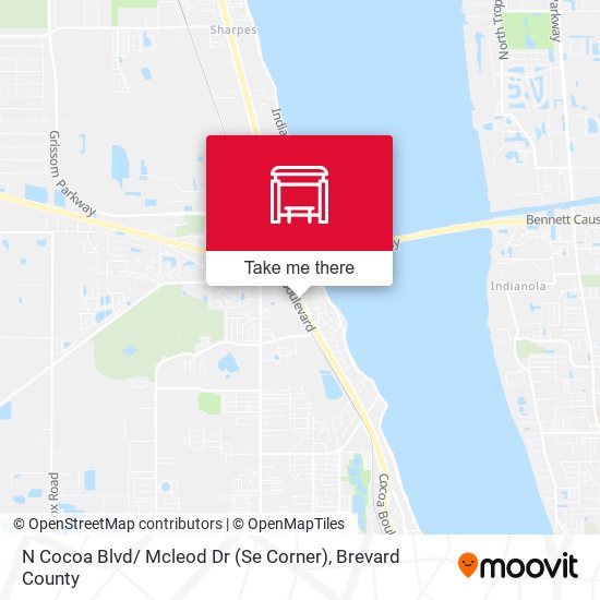 N Cocoa Blvd/ Mcleod Dr (Se Corner) map