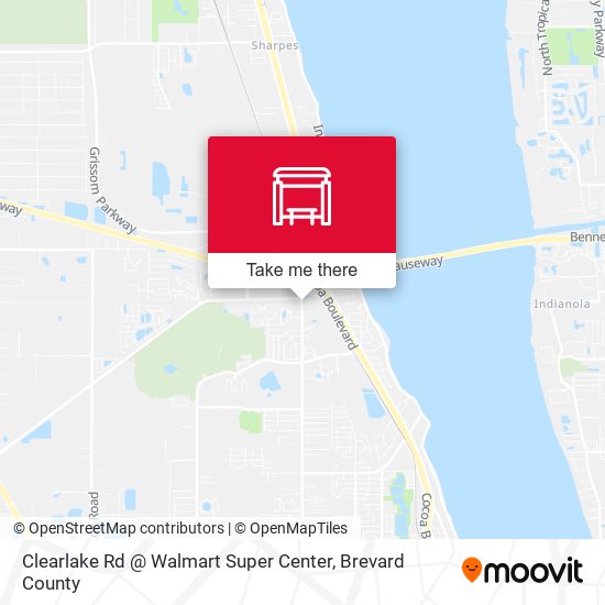 Clearlake Rd @ Walmart Super Center map