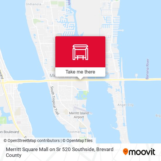 Mapa de Merritt Square Mall on Sr 520 Southside