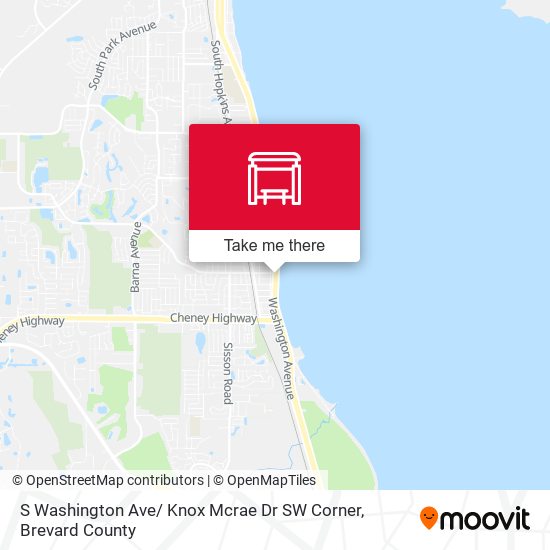 Mapa de S Washington Ave/ Knox Mcrae Dr SW Corner
