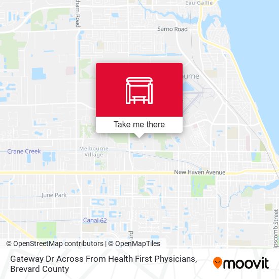 Gateway Dr Across From Health First Physicians map