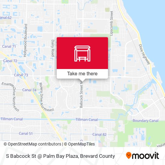 S Babcock St @ Palm Bay Plaza map