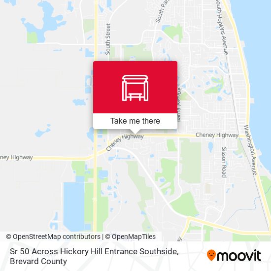 Sr 50 Across Hickory Hill Entrance Southside map