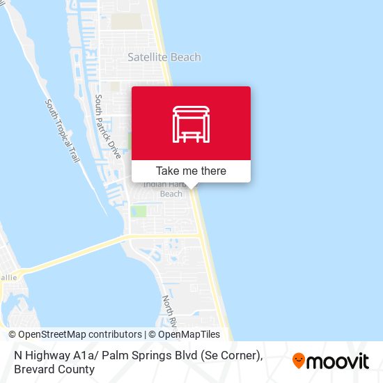 Mapa de N Highway A1a/ Palm Springs Blvd (Se Corner)