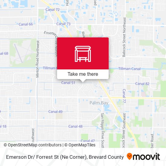 Emerson Dr/ Forrest St (Ne Corner) map