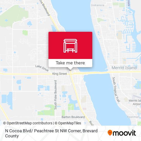 N Cocoa Blvd/ Peachtree St NW Corner map