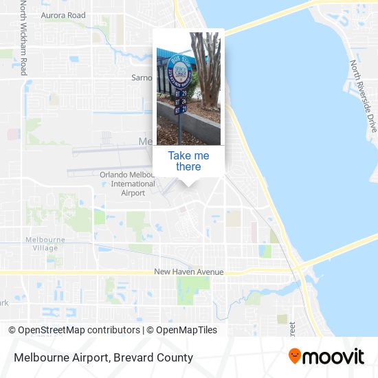 Melbourne Airport map