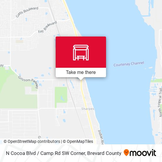 N Cocoa Blvd / Camp Rd SW Corner map