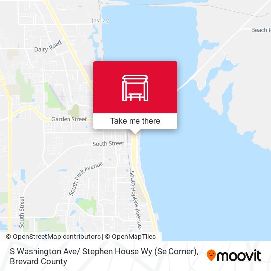 Mapa de S Washington Ave/ Stephen House Wy (Se Corner)