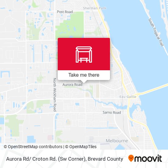 Aurora Rd/ Croton Rd. (Sw Corner) map