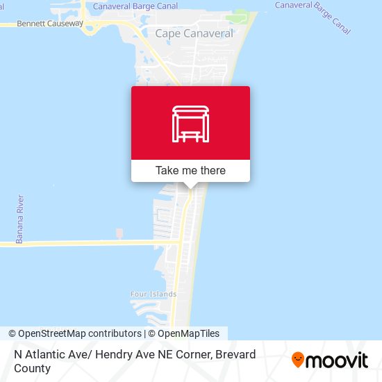 N Atlantic Ave/ Hendry Ave NE Corner map