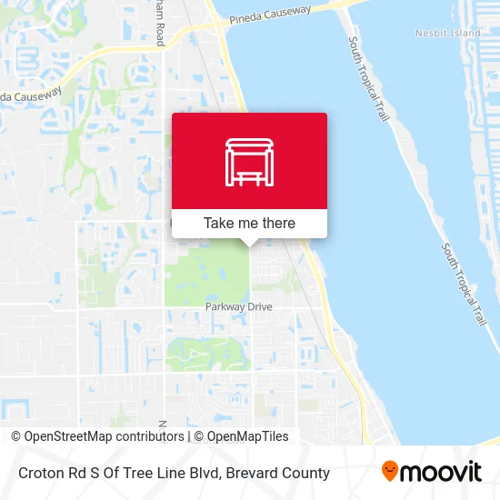 Croton Rd S Of Tree Line Blvd map