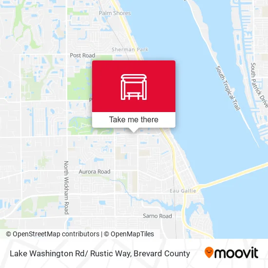 Mapa de Lake Washington Rd/ Rustic Way