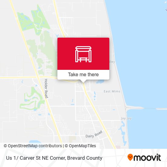 Us 1/ Carver St NE Corner map