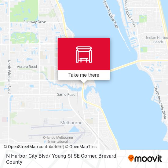 N Harbor City Blvd/ Young St SE Corner map