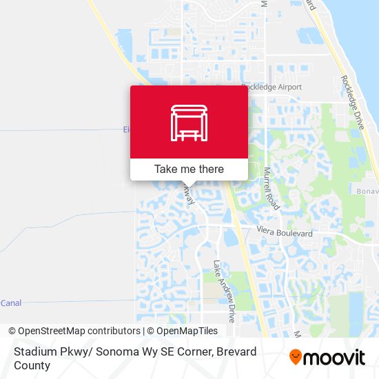 Mapa de Stadium Pkwy/ Sonoma Wy SE Corner